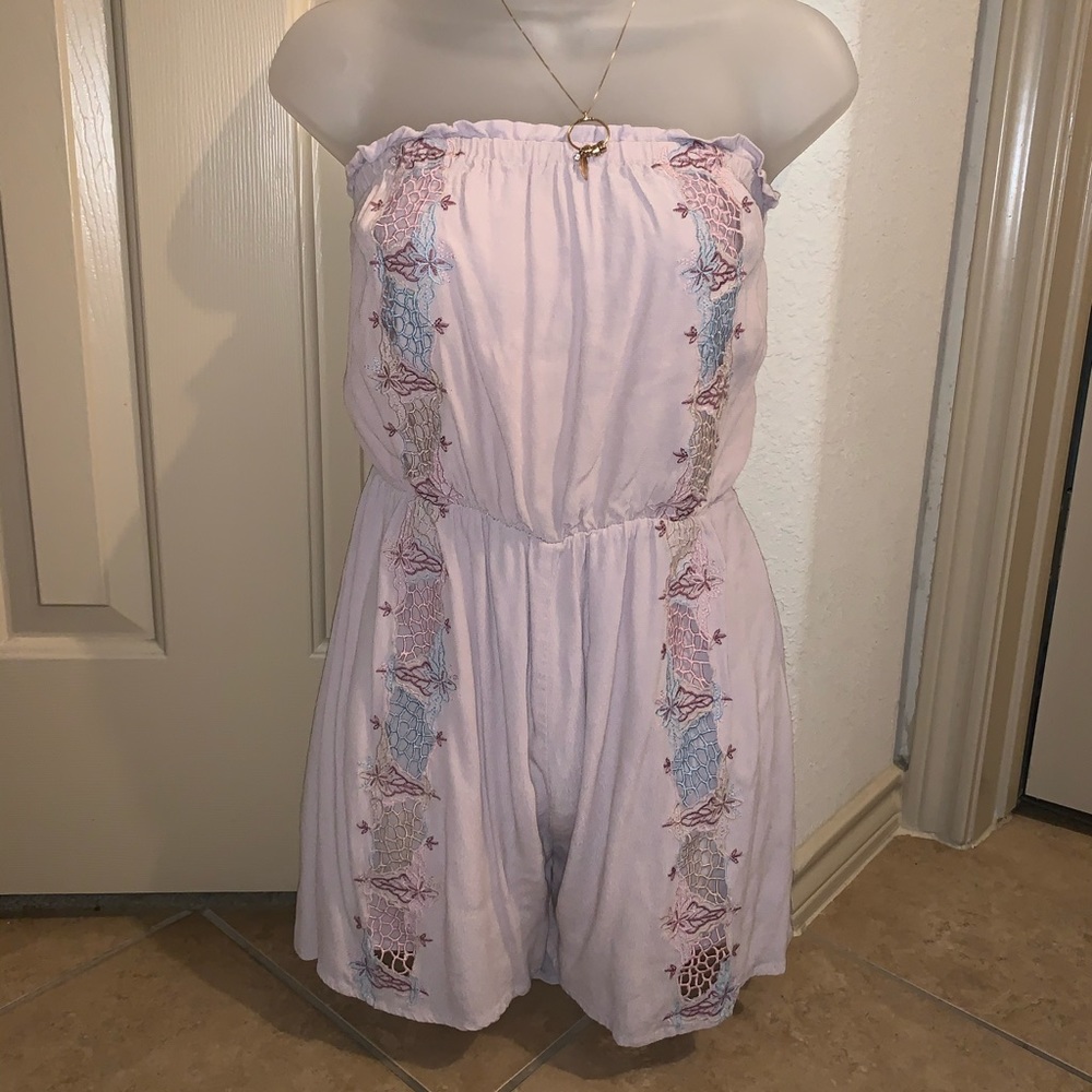 Lush Strapless Romper